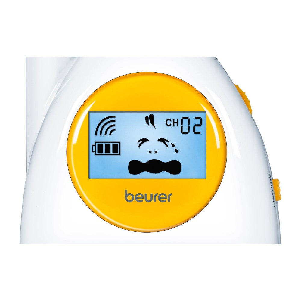 Beurer BY 84 Baby Monitor: Analogue, Up to 800m Range, Baby Emotions Display