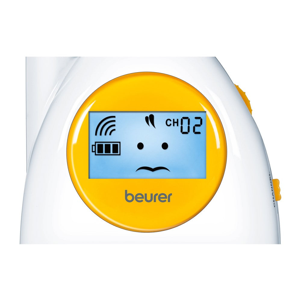 Beurer BY 84 Baby Monitor: Analogue, Up to 800m Range, Baby Emotions Display