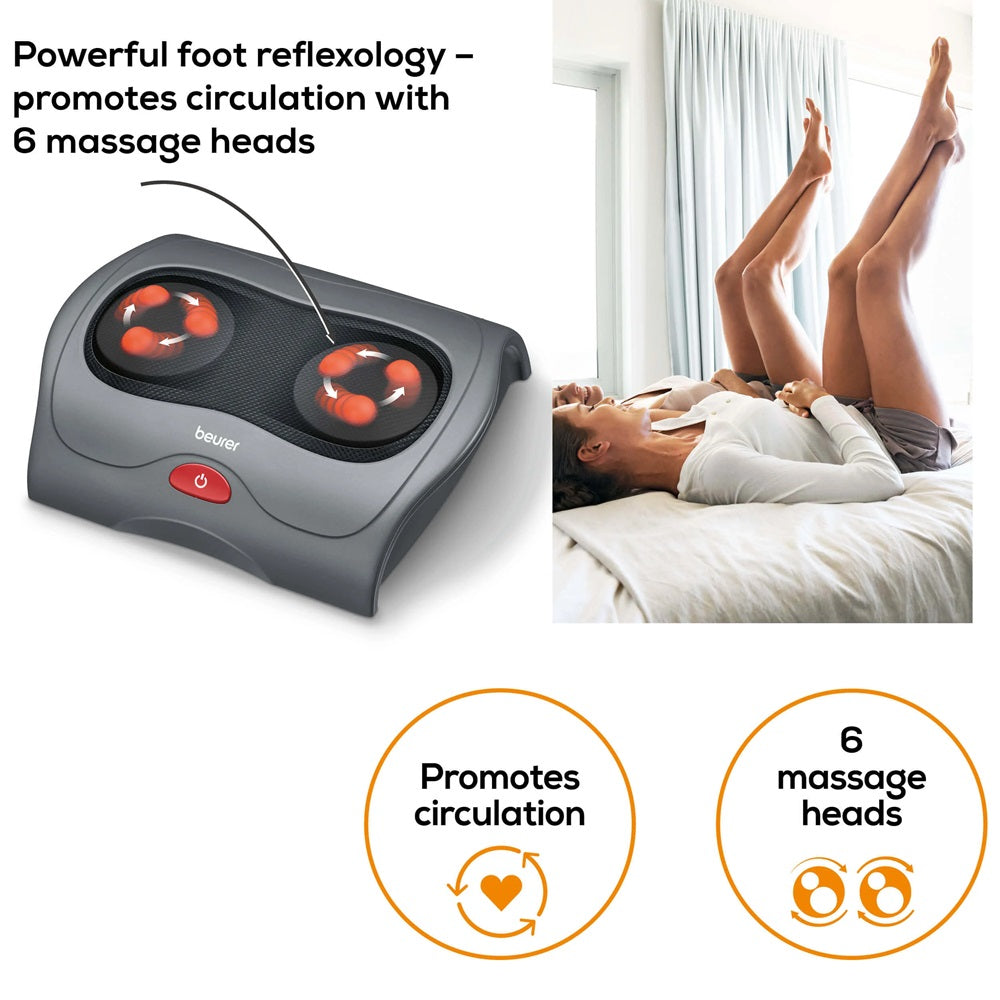 Beurer FM 39 Foot Massager: Shiatsu Massage with Optional Heat Function