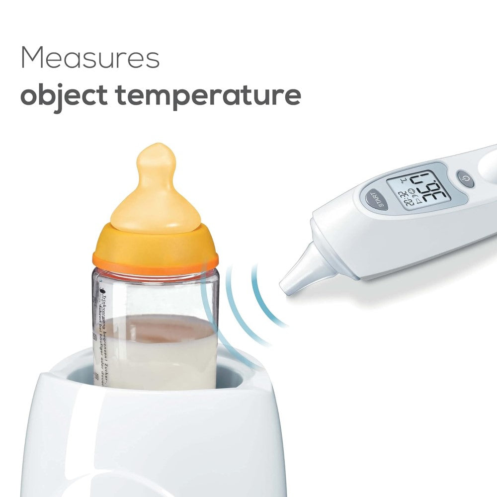 Beurer FT 58 In-Ear Thermometer: Hygienic Protective Caps, Infrared Technology, Rapid Results