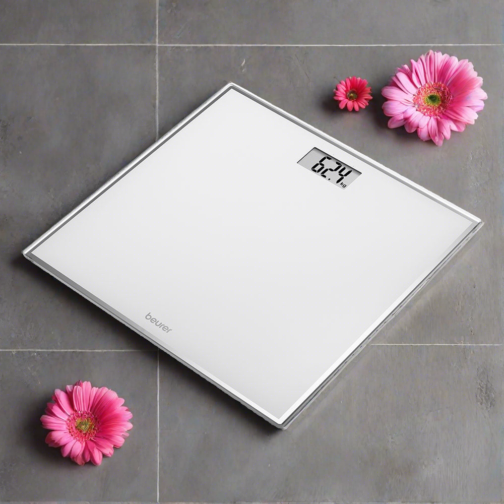 Beurer Bathroom Scale GS 120 Compact, Modern Slim Design - 150kg