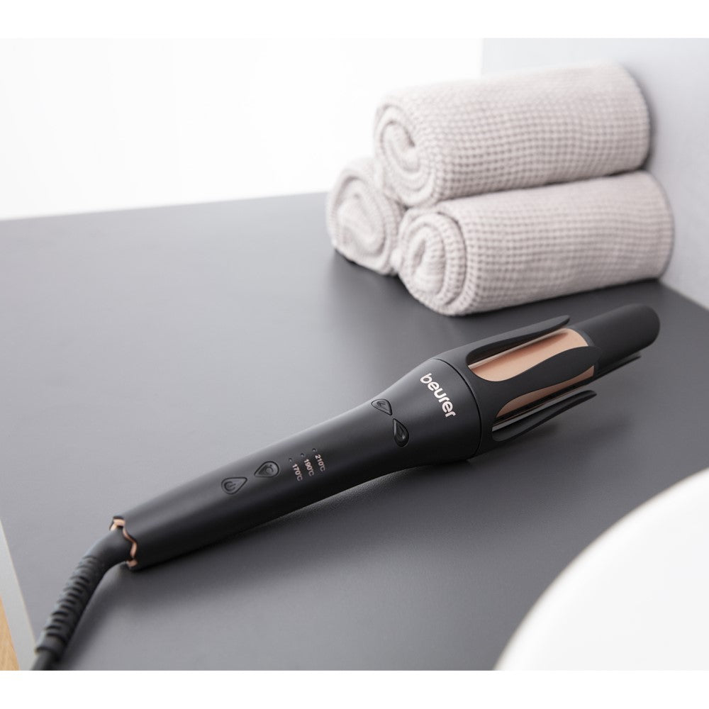 Demo - Beurer Automatic Hair Curler with Smart Timer &amp; 4-Way Ion Outlet: HT 75