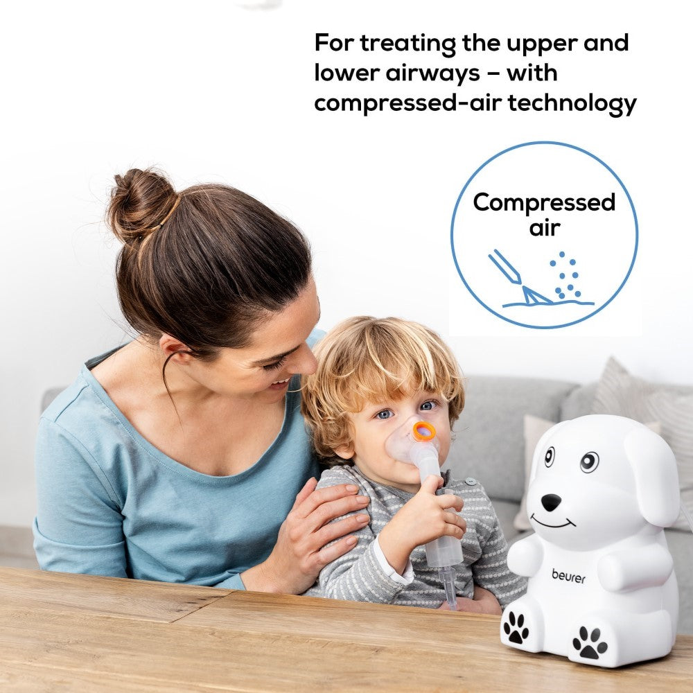 Beurer Nebuliser for Children in Child-Friendly Dog Shape Design IH 24 KIDS