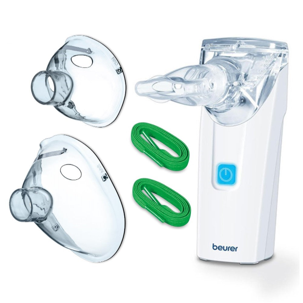 Beurer Germany IH 55 Portable Nebuliser: Ideal for Travel, Adults & Children. Battery or Mains Operation