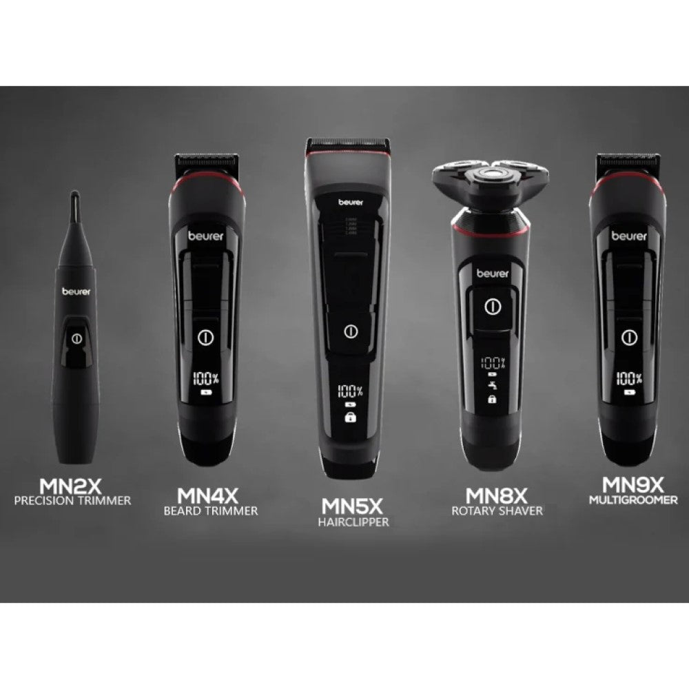 Beurer Hair Trimmer: 7 Attachments. 10 Cutting Lengths. Rechargeable MN5X