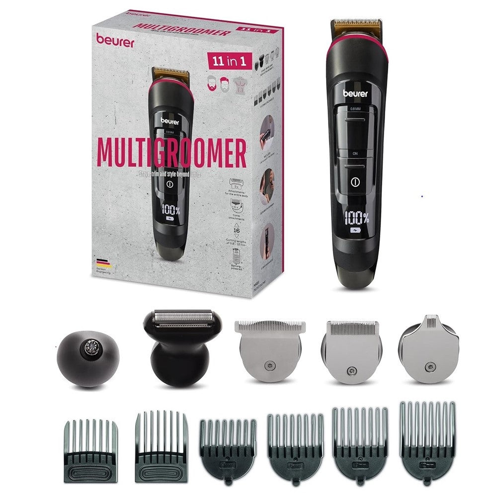 Beurer Groomer: Body, Ears, Nose, Beard and Hair Trimmer & Shaver MN9X