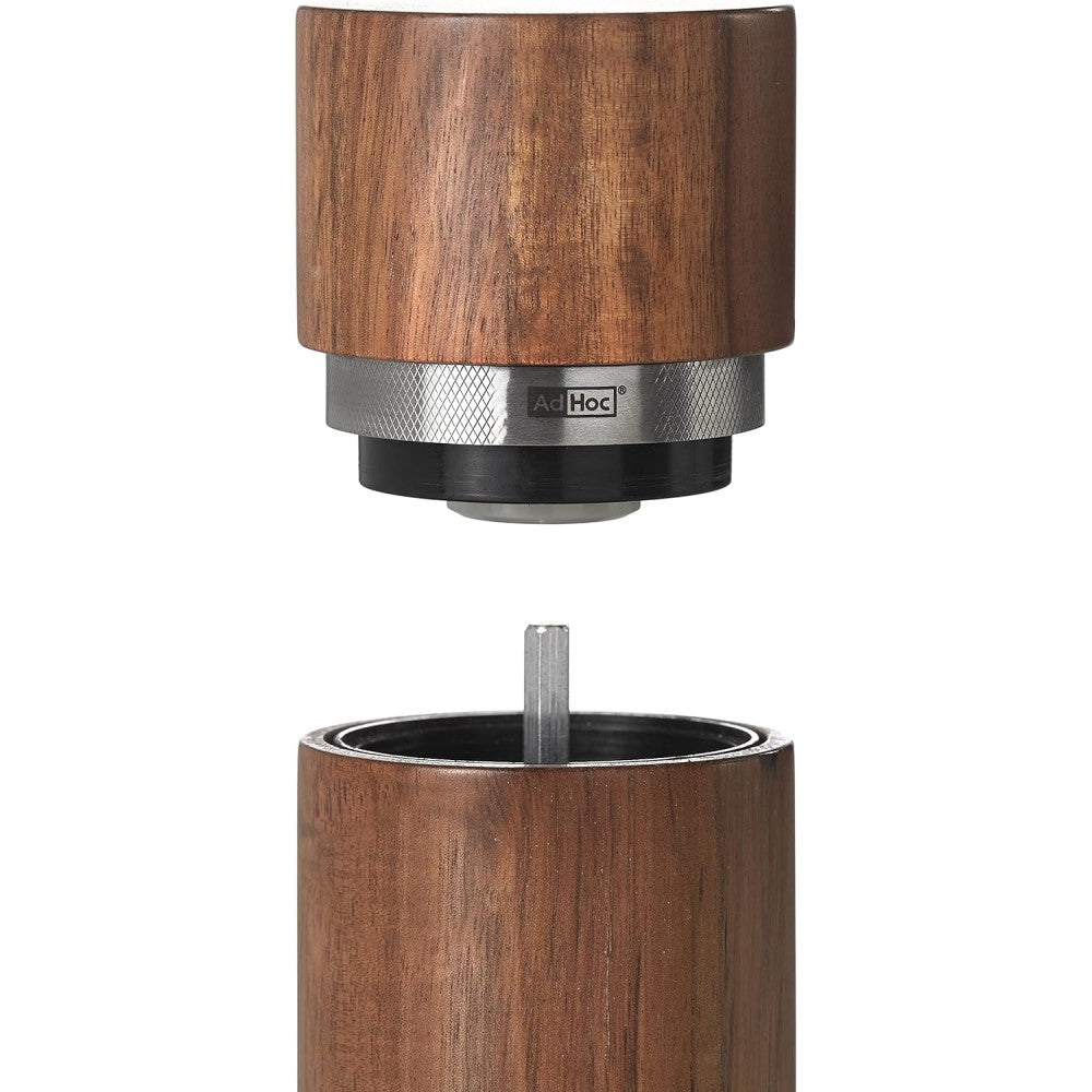 AdHoc Germany Salt or Pepper Grinder in Acacia Wood: 4x Grind Output - Profi XL