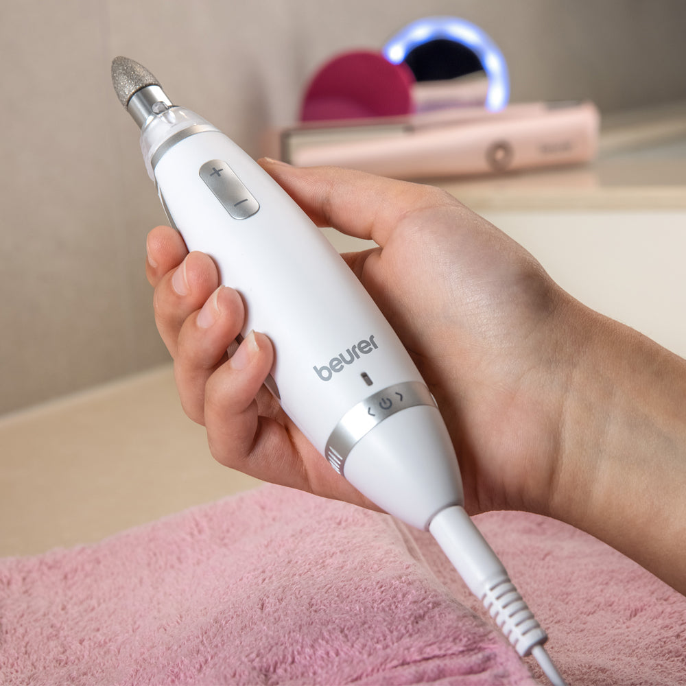 Beurer Electric Manicure & Pedicure Set with 10 Professional High-Quality Attachments MP 62