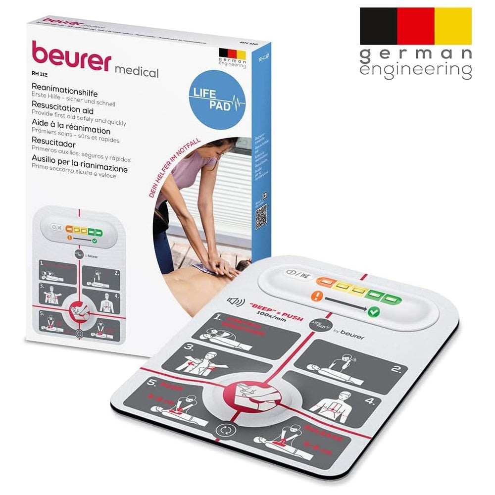 Beurer Resuscitation First Aid Assistant / CPR Aid: LifePad RH 112 Neutral (Single Use)