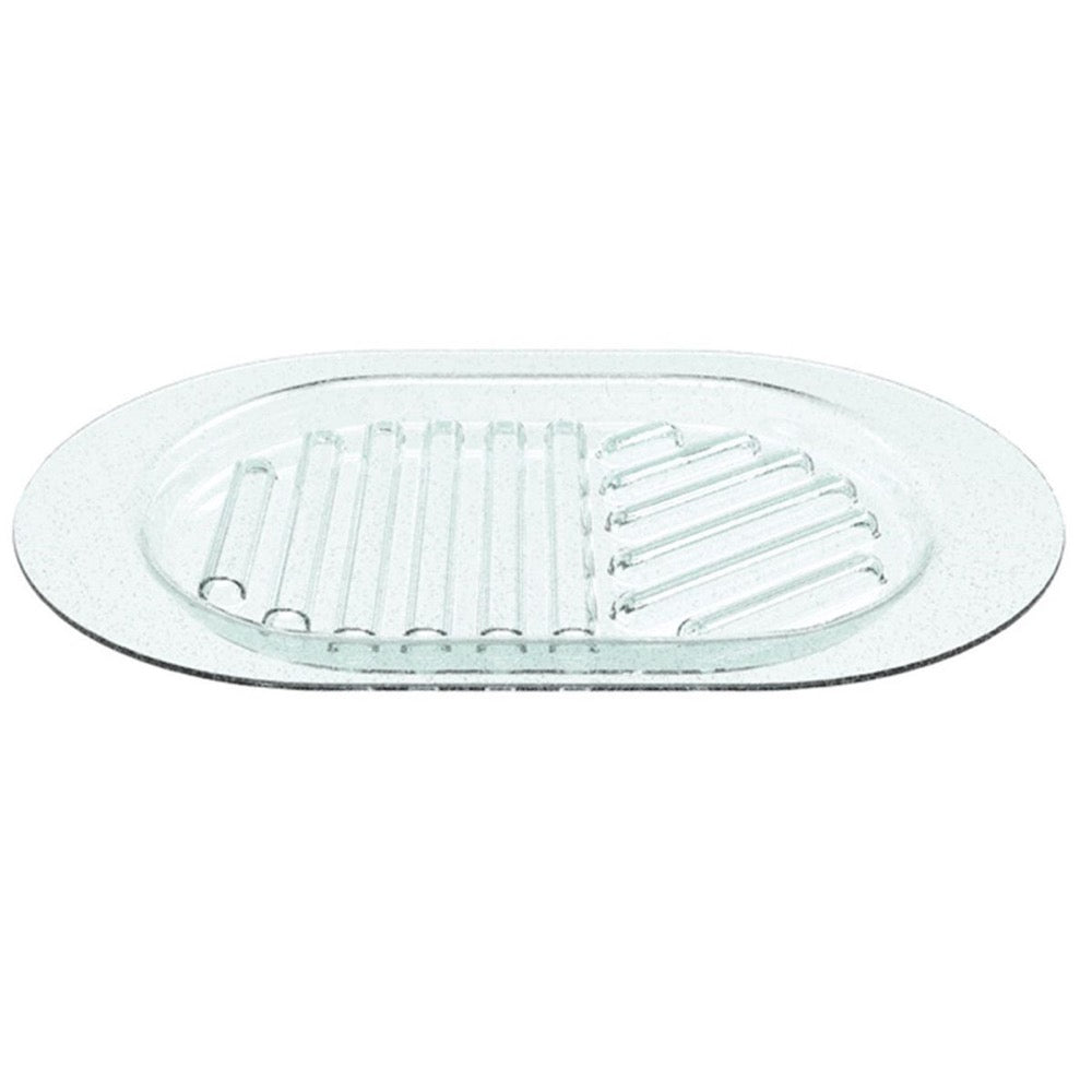 Leonardo Serving Plate Oval Transparent Glass 35x23 cm Cucina