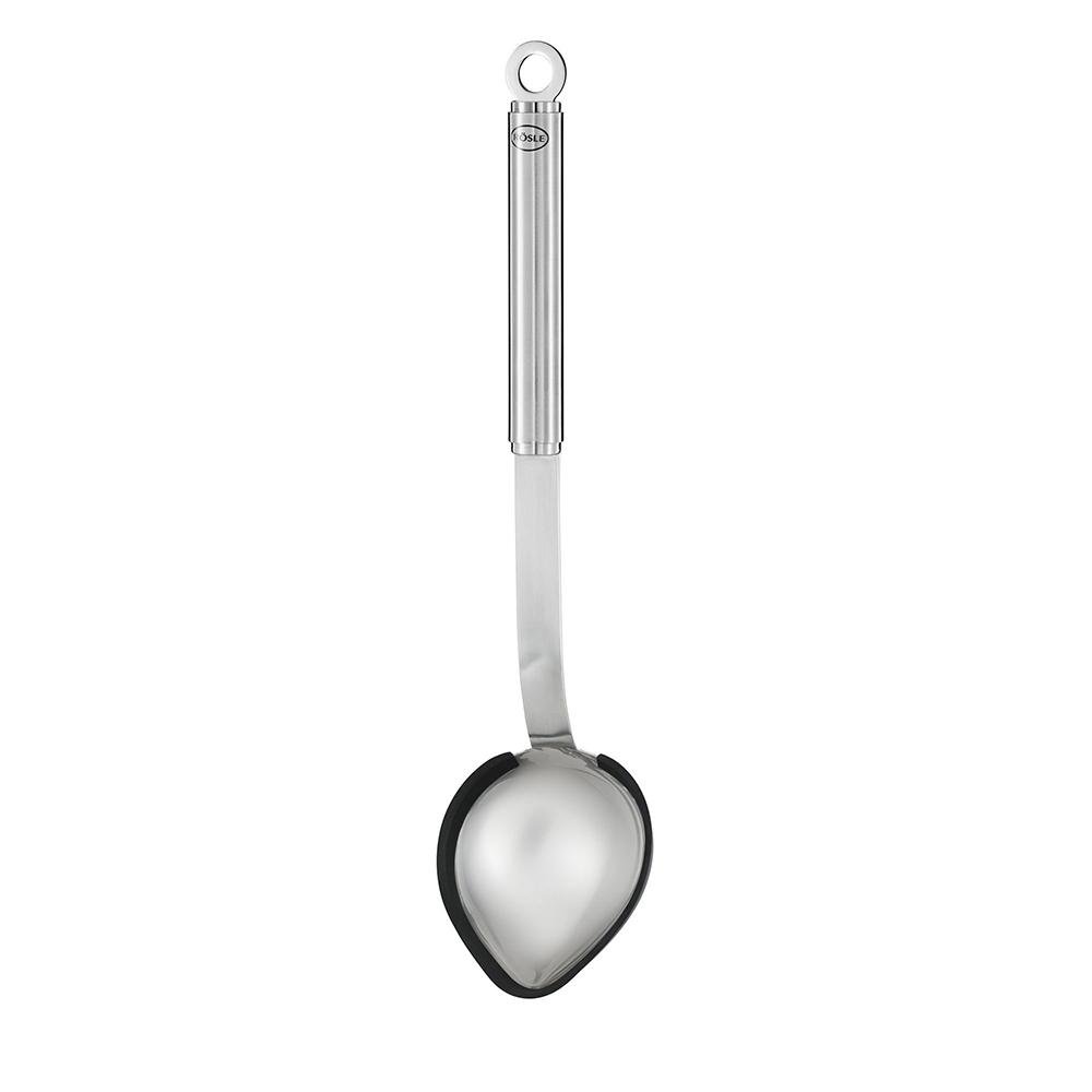 Rösle Deep Silicone and Stainless Steel Serving Spoon