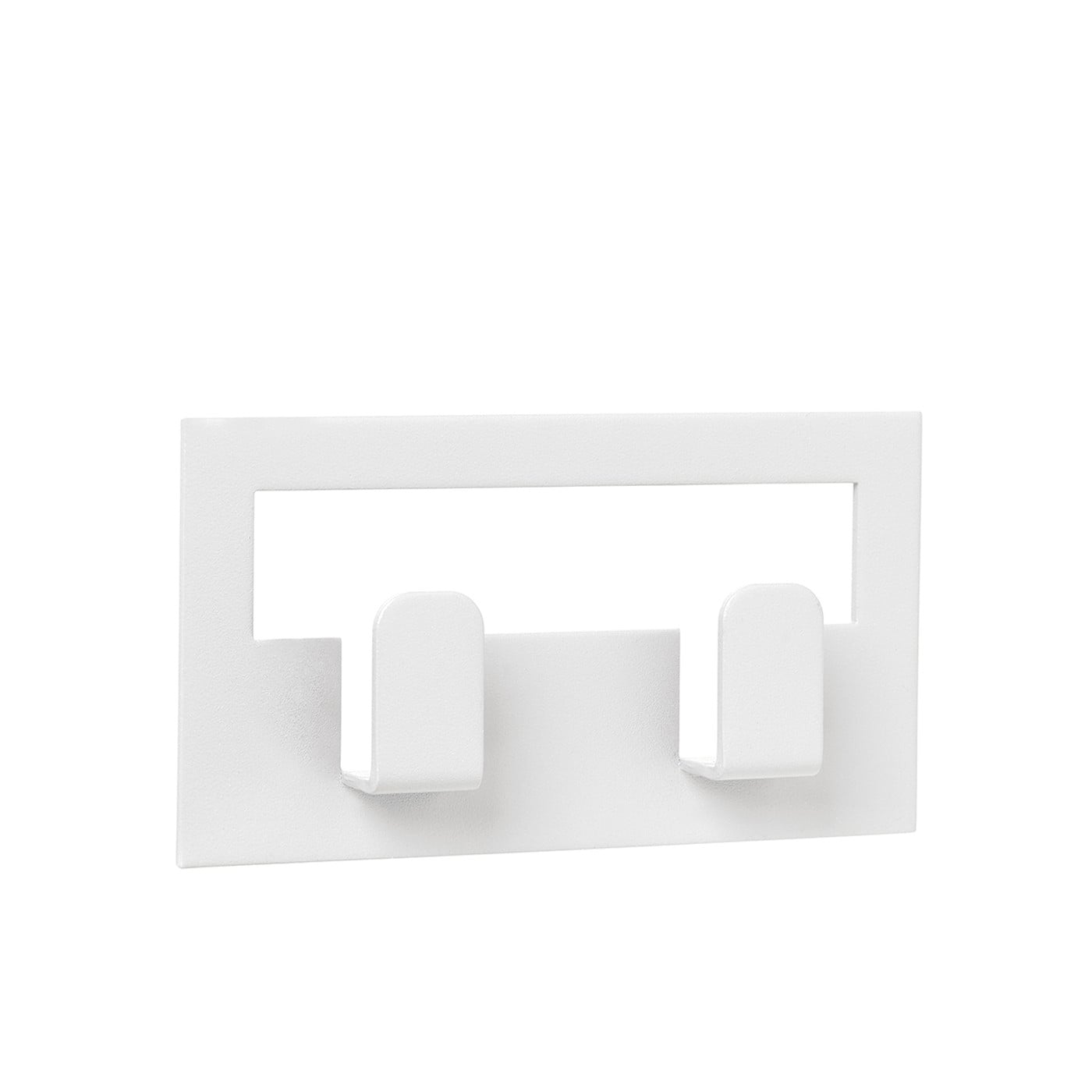 blomus Double Towel Hook in White 110mm Large VINDO