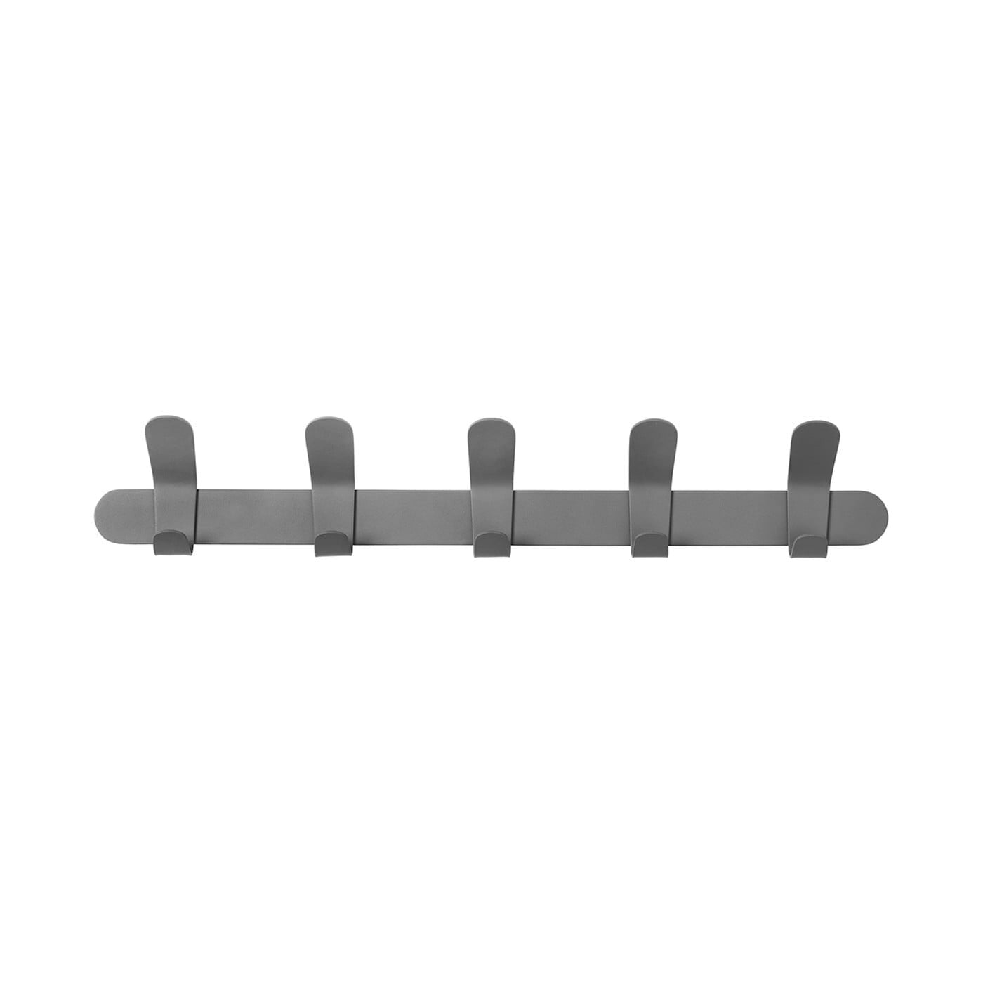 blomus Coat Rack with 5 Hooks in Steel Grey VENEA