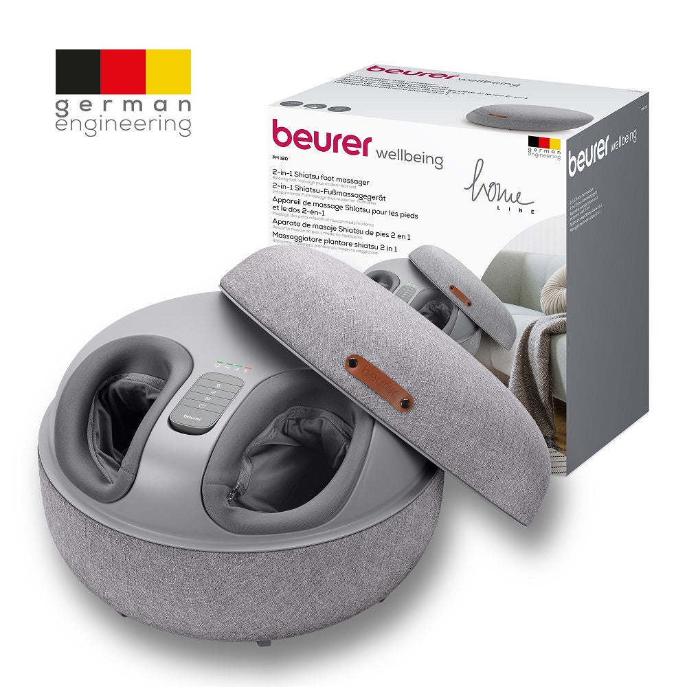 Beurer 2-in-1 Shiatsu Foot Massager & Foot Stool FM 120