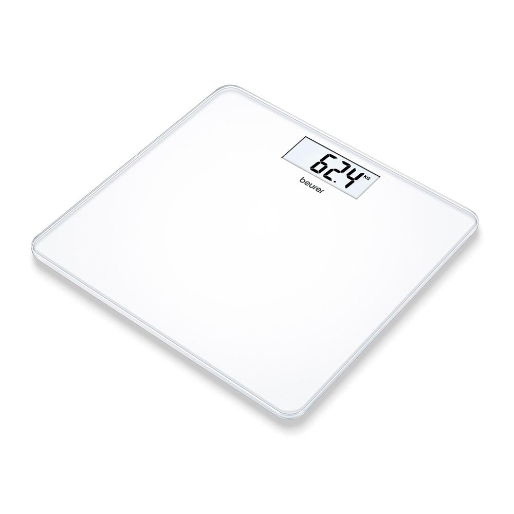 Beurer GS 212 Glass Bathroom Scale - White