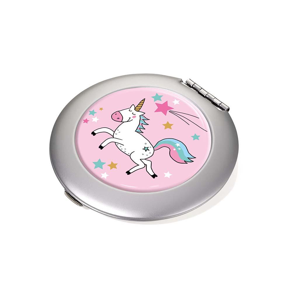 TROIKA Magnifying Pocket Mirror - Unicorn