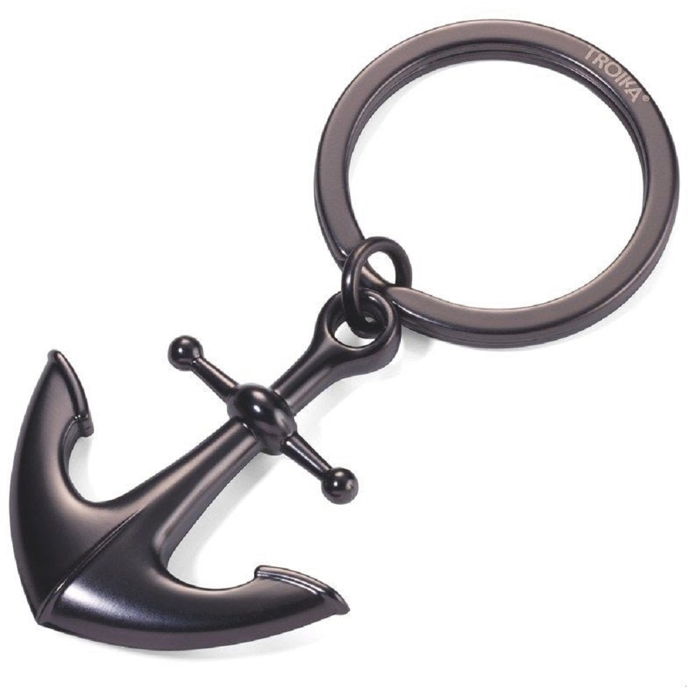 TROIKA Keyring ANCHOR – Gunmetal Grey