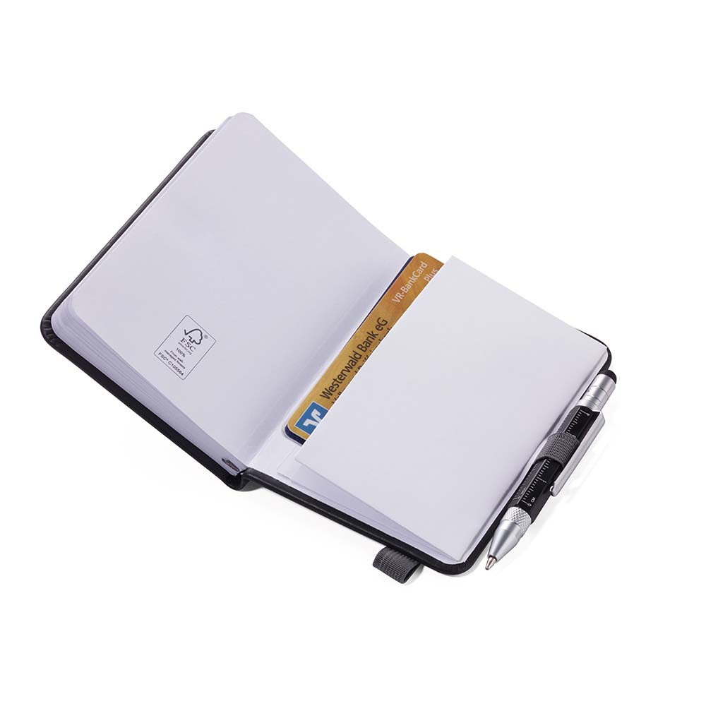 TROIKA Notepad DIN A7 with Multitasking Ballpoint Pen LILIPAD+LILIPUT Mint Green