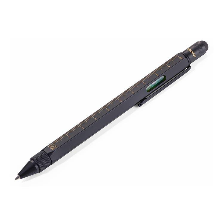 Troika Multitasking ballpoint pen "CONSTRUCTION" (Black Gold)