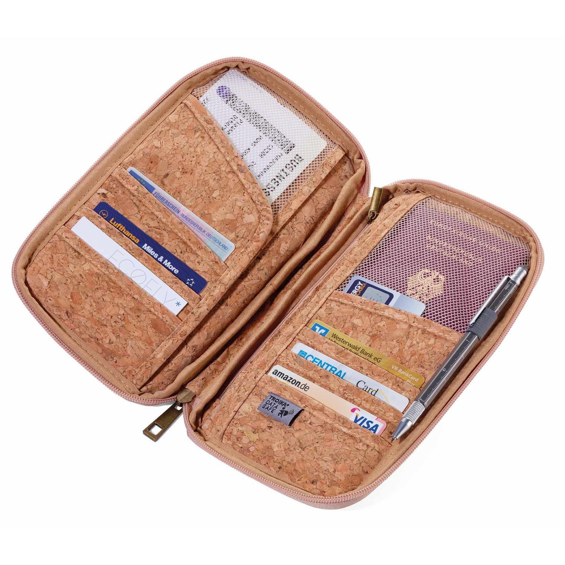 TROIKA Travel Document Case with RFID Fraud Prevention - SAFE FLIGHT Cork