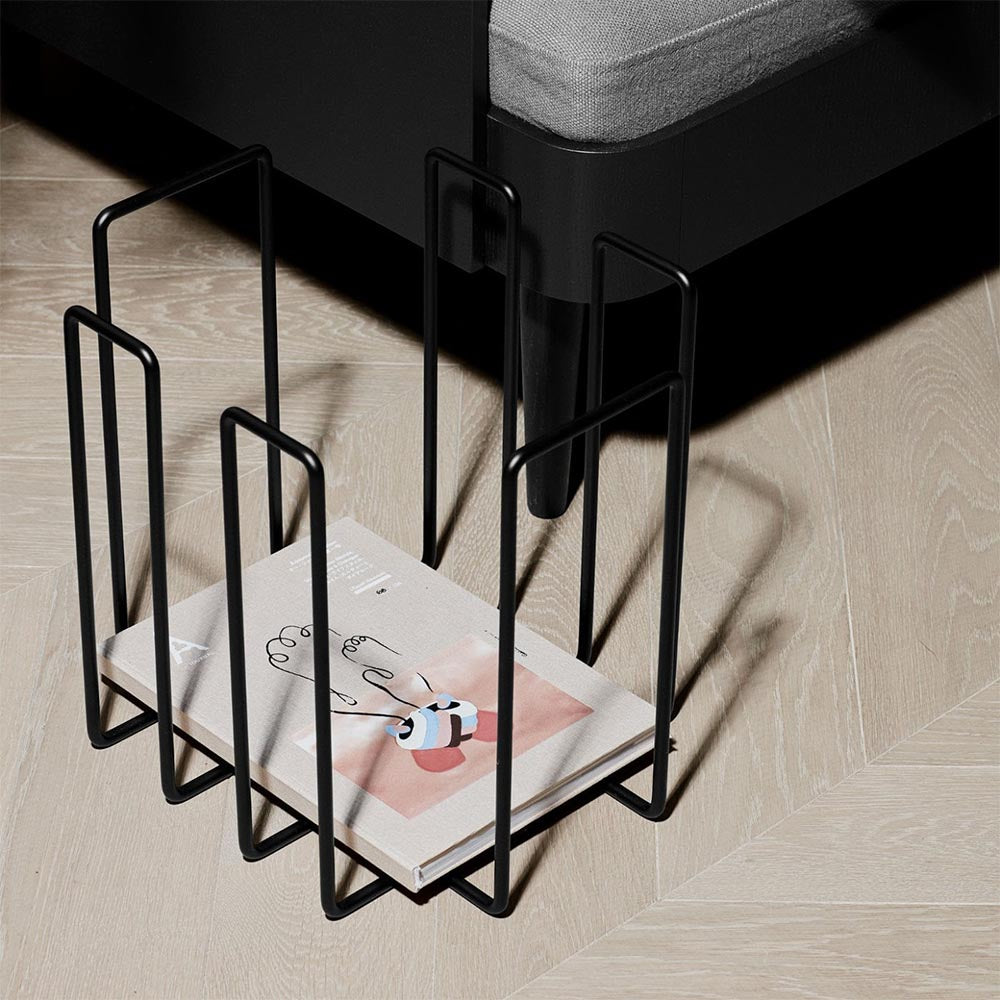 Blomus WIRES Magazine Holder Black Steel